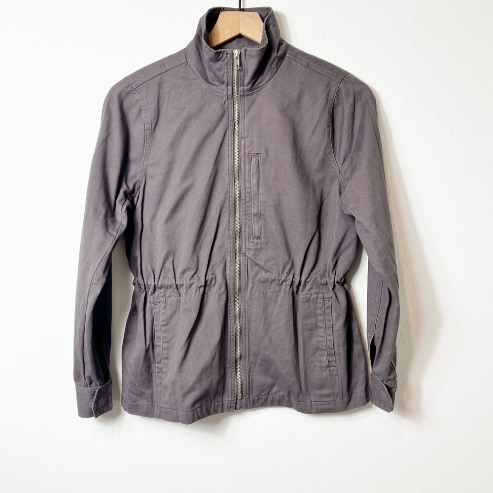 Skies Are Blue Grey XS Zip Up Jacket With Pockets Brand New